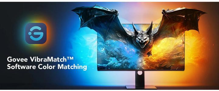 Image du produit Govee LED Stripe Gaming G1, Wi-Fi + Bluetooth, RGBIC, 24-26 (RGBW, 200 cm, Intérieur)