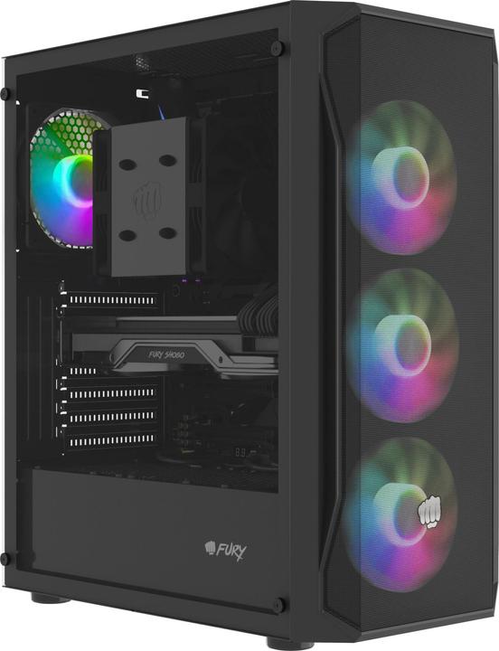Actual product image Fury Obudowa Shobo SH4F RGB (NFO-2154) (mATX, Mini-ITX, ATX)