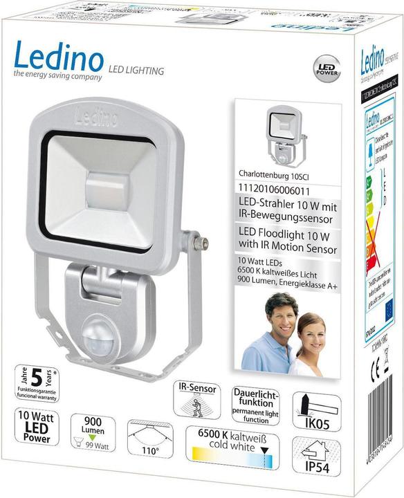 Actual product image Ledino LED spotlight w. sensor (900 lm, IP54)