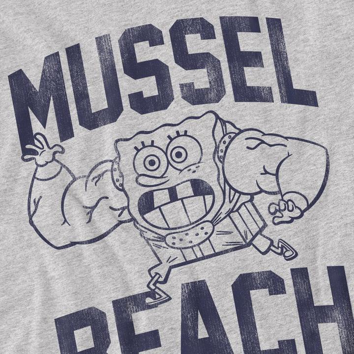 Produktbild Spongebob Squarepants Mussle Beach Lifting Team TShirt (4XL)
