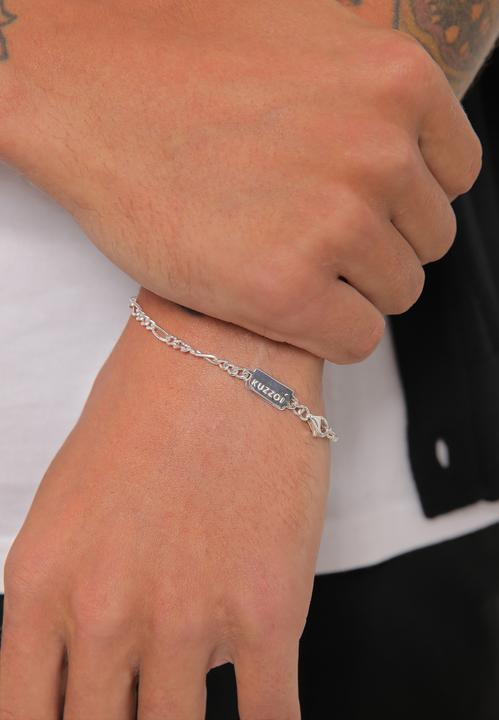 Actual product image Kuzzoi Basic bracelet, Figaro (19 cm, 925 silver)