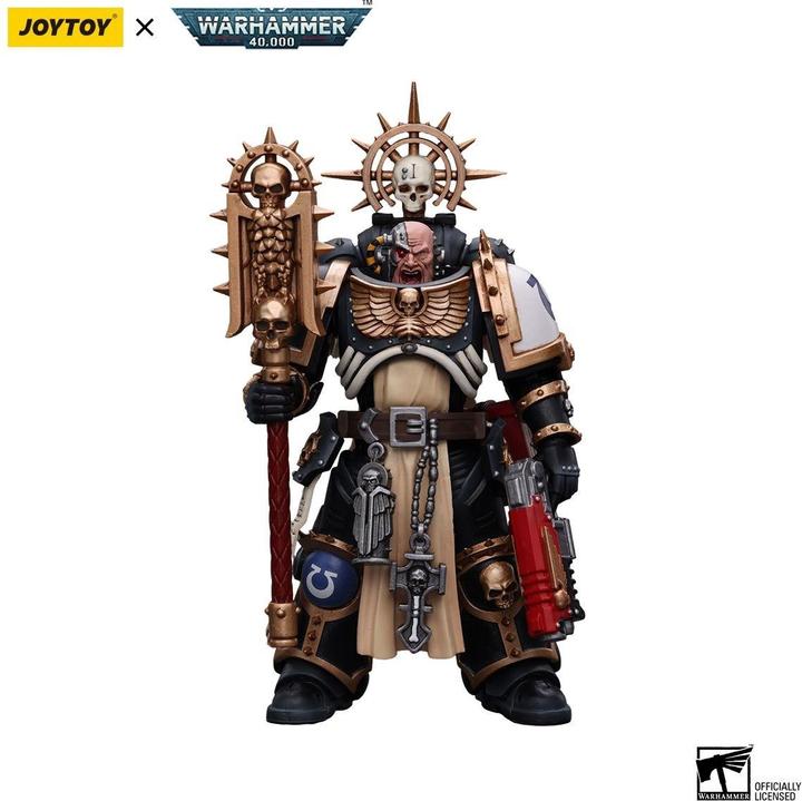 Actual product image Joy Toy Warhammer 40k Action Figure 1/18 Ultramarines Chaplain (Indomitus) 12 cm