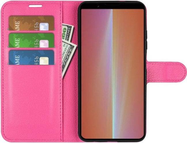 Actual product image MU Classic Litchi Leather Bookcover Series (Sony Xperia 5 V)