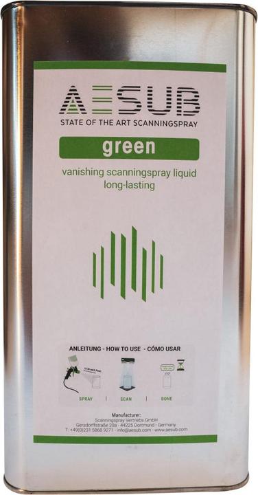Image du produit Aesub Pistolet pulvérisateur à balayage solution vert 5000ml
