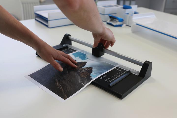 Produktbild Genie Rollen-Schneidemaschine DIN A4 mit Sicherheitsschneidekopf (10 Blätter, A4)
