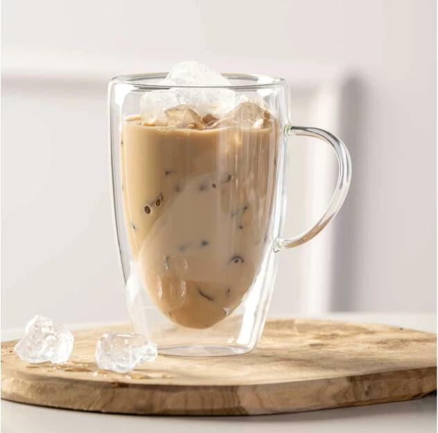 Actual product image Leonardo Coffee cup Duo 400 ml, 4 pieces, Transparent (400 ml, 4 x)