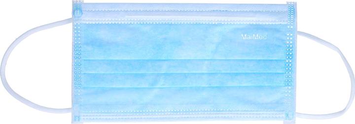 Produktbild CareLiv Mundschutz OP mit Gummiband und Nasenbügel grün, 10 St. Mundschutz (10 x)