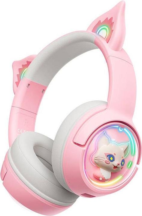 Onikuma B5 Gaming headset (Pink) (Wireless)