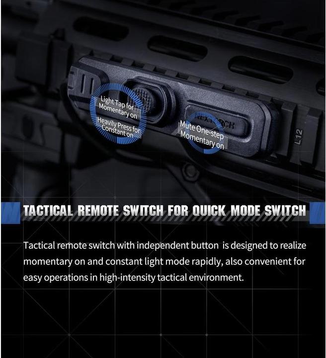Actual product image Nextorch WL50IR weapon lamp (16 cm)