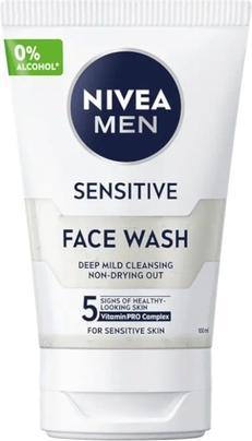 NIVEA Cleansing gel Men Sensitiv e (Wash Gel) 100 ml (Gel, 100 ml)