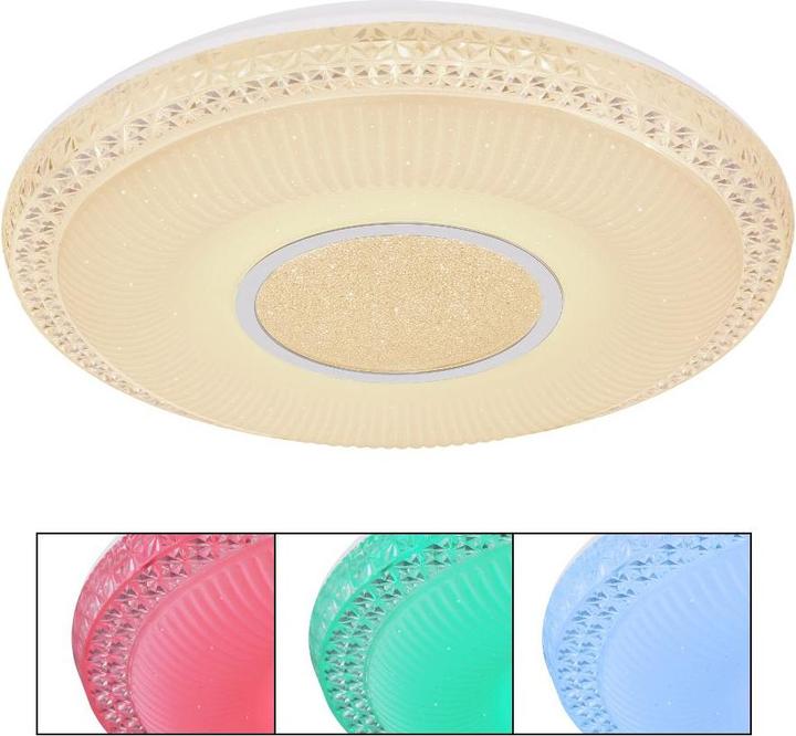 Actual product image Globo Ceiling light Klemens white 1xLED (2140 lm)