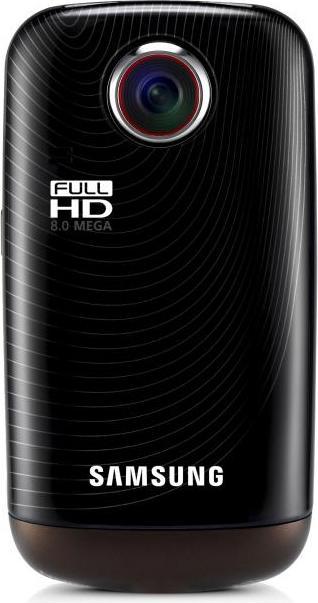 Actual product image Samsung HMX-E10, FullHD, Flash, Touchscreen, Pocket, Black (1 x)