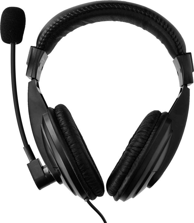 Actual product image LinQ U860 USB headset with flexible microphone (Cable, USB-A)
