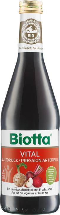 Produktbild Biotta BIO-Gemüsesaftcocktail mit Orangen- und Apfelsaft - Vital Blutdruck - 500ml -