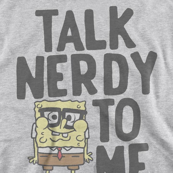 Immagine prodotto Spongebob Squarepants Talk Nerdy To Me Felpa Adulto Unisex (M)