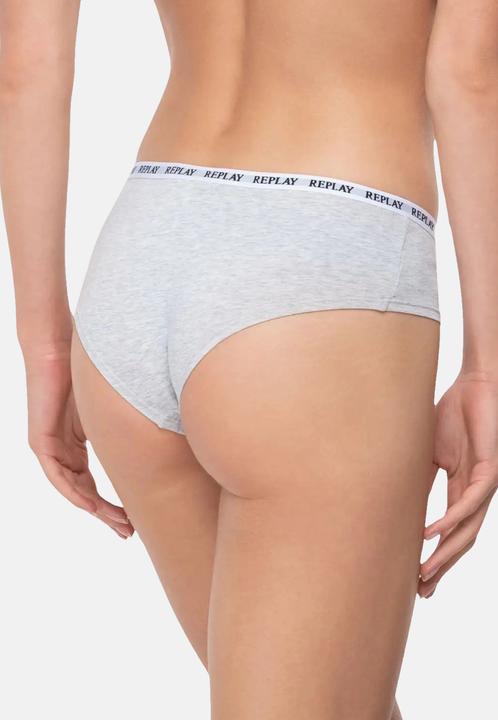 Produktbild Replay Unterhose Damen-Slip mit Logo-Bund 2er Pack (M, 2er Pack)