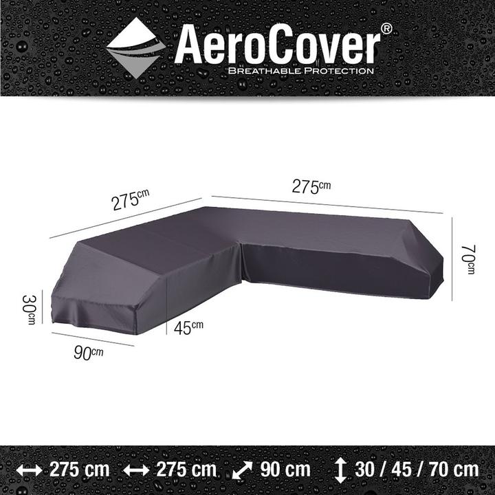 Actual product image AeroCover Corner lounge cover