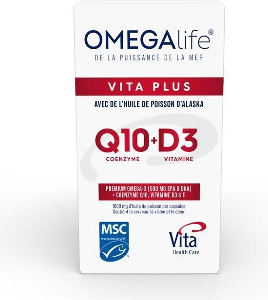 Actual product image Omega-Life OMEGA Life Vita Plus Kaps Ds 90 (90 Piece, Capsules, 202 g)