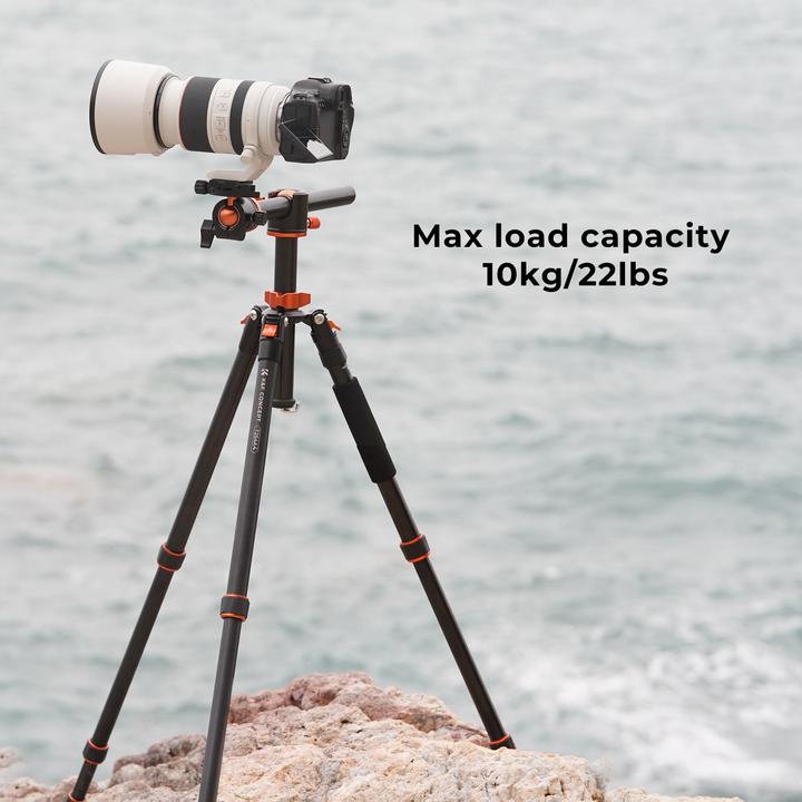 Image du produit K&F Concept T254A4+BH-28L Trépied en alliage d'aluminium et de magnésium (Métal)