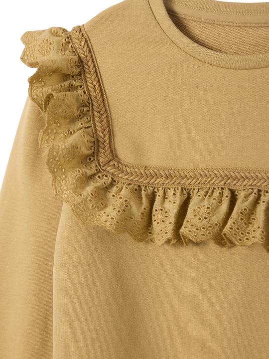 Produktbild Vertbaudet Mädchen Rüschen-Sweatshirt mit Recyclingmaterial (146, 152)