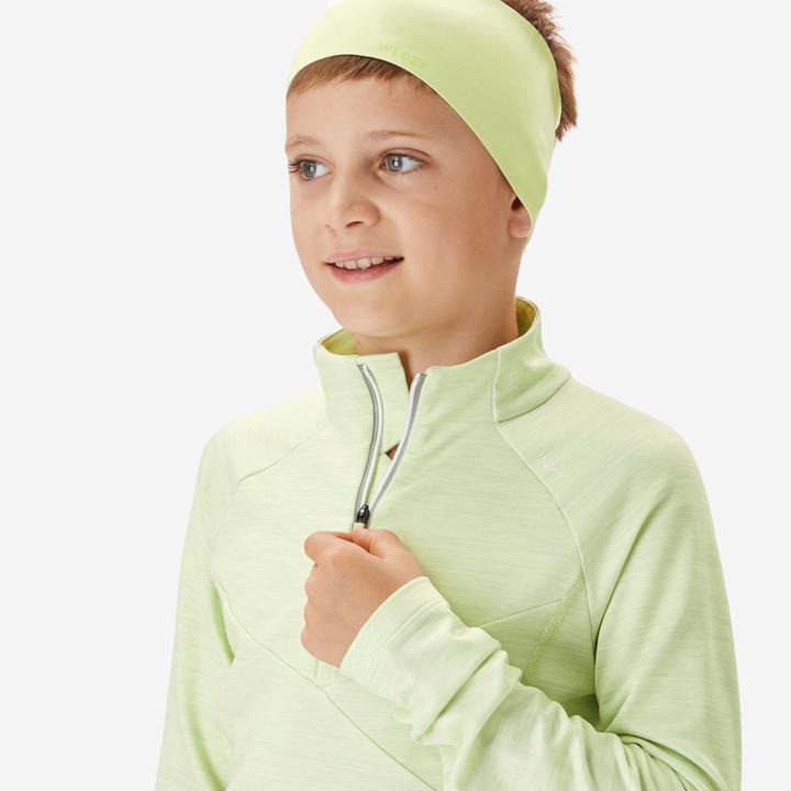 Immagine prodotto Inovik Maglietta da sci di fondo per bambini a maniche lunghe - XC S TS 100 giallo (128)