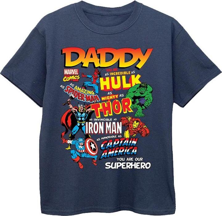 Our Dad Superhero TShirt Jungen