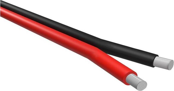 Produktbild Nemiq Litzendraht, 2-adrig PVC 60V 2.5mm² Verzinntes Kupfer Schwarz/rot RKUB 8m (8 m)