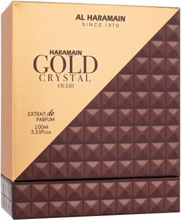 Actual product image Al Haramain Gold Crystal Oudh PAR U 100 ml (Eau de parfum, 100 ml)
