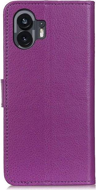 Actual product image MU Classic Litchi Leather Bookcover Series (Nothing Phone (2))