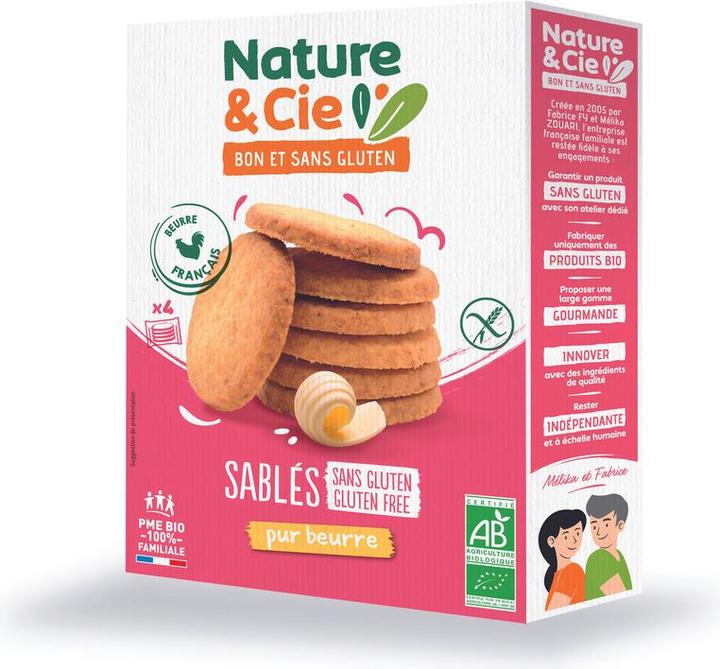 Immagine prodotto Nature et Cie Guetzli burro biologico sablés senza glutine 135 g (1 pz., 135 g)