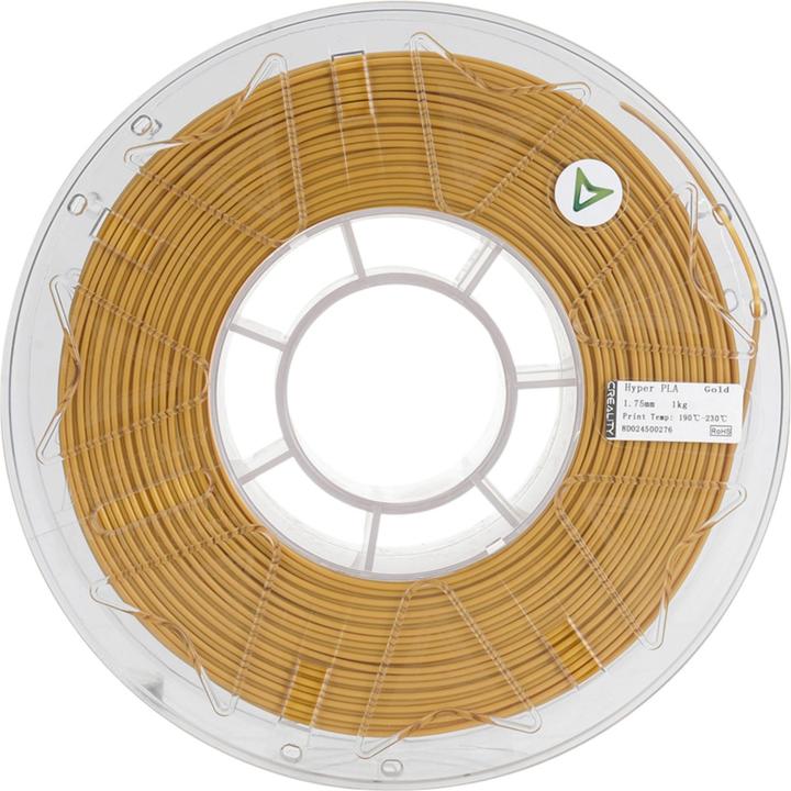 Immagine prodotto Creality Filamento 3d Pla Rfid Gold Hyper Series (PLA, 1.75 mm, 1000 g, Oro)