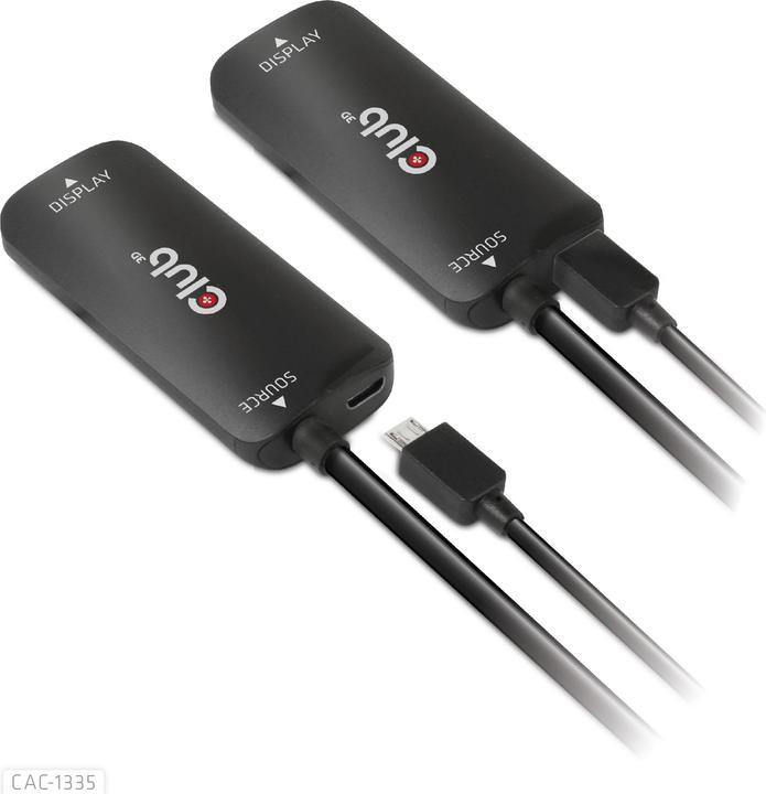 Club 3D HDMI + Micro USB zu (DP, 0.72 cm)