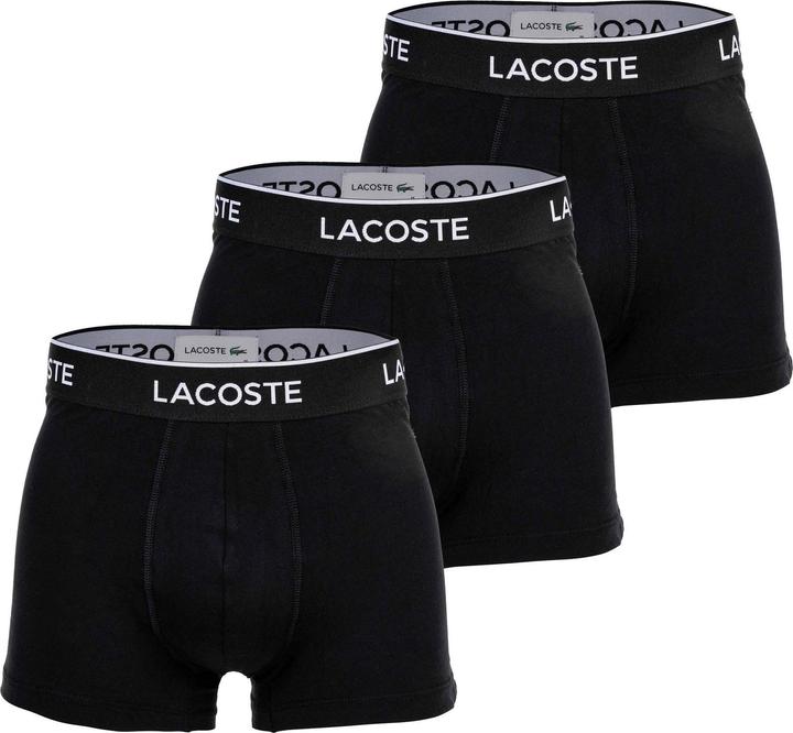 Lacoste Boxer Court Sous-Vetement (XL, 3er Pack)