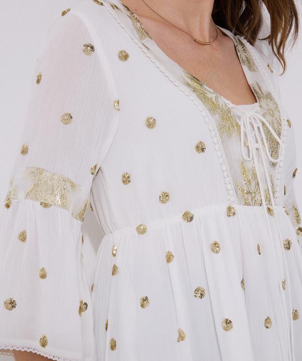 Actual product image Joe Browns Sequin Embroidered Long Sleeve Tunic Dress