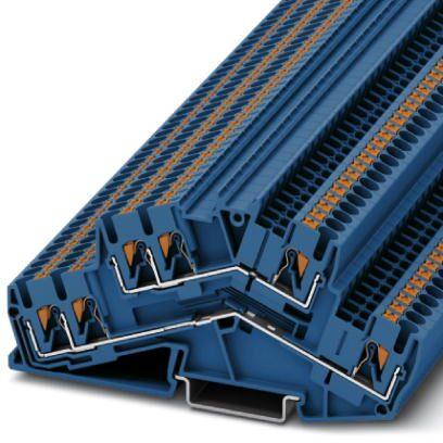Produktbild Phoenix Contact PTTBS 2,5-TWIN BU 3210601 Doppelstockklemme 0.14 mm² 2.50 mm² Blau 50 St.