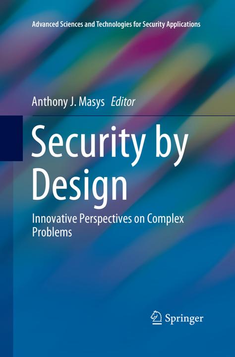 Produktbild Security by Design (Englisch, Anthony J. Masys, 2019)