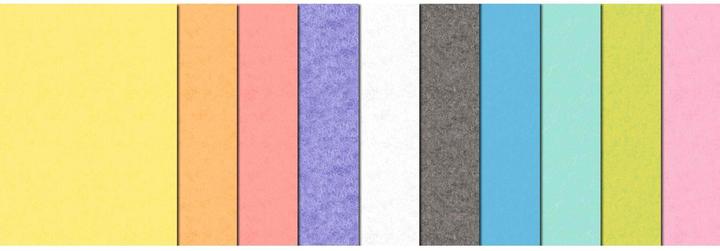 Actual product image Ursus Craft felt pastel 150 g/m², 20 x 30 cm, 10 sheets (Multicoloured, 10 x)
