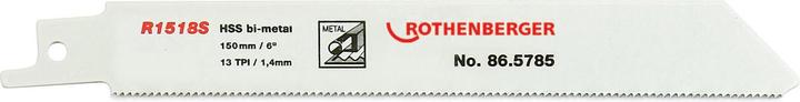 Rothenberger Lame de scie universelle, 150x20x0,9, 13 TPI (paquet de 5)