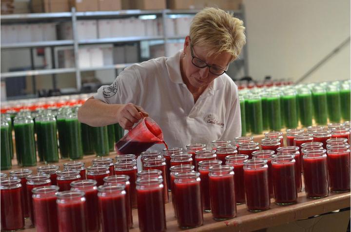 Image du produit Candle Factory Grand Noël blanc géant