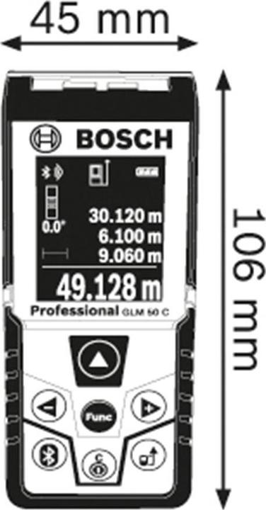 Image du produit Bosch Professional Glm 50 C (50 m, 635 nm)