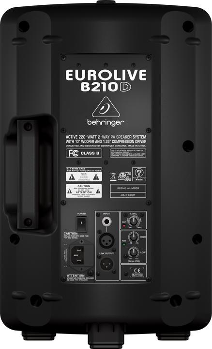 Immagine prodotto Behringer Eurolive B210D (Attivo, 1x 135 W)