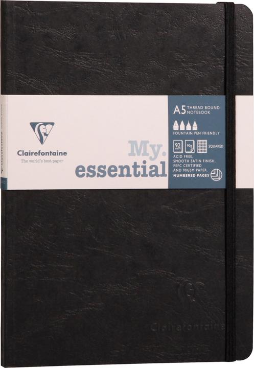 Clairefontaine Borsa dell'età (A5, Quadretti, Copertina rigida)