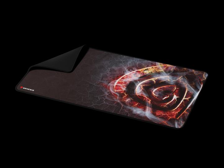 Actual product image Genesis Mouse pad Carbon 500 MAXI LAVA G2 Edition, Multicolor, 450 x 900 x 2.5 mm