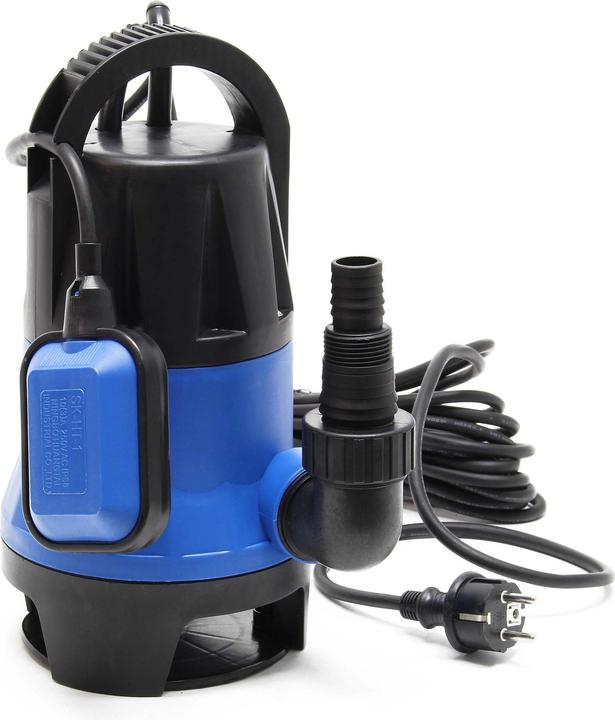 Actual product image Wiltec Submersible Pump for Clean Dirty Flood Water 400 watts 7500l/h sewage pump (Sewage pump)