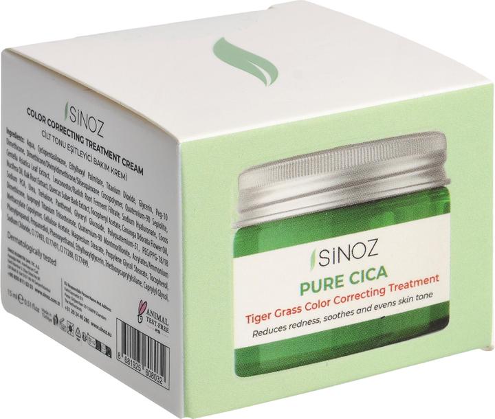 Actual product image Sinoz Pure Cica Tigergrass Tone Balancing Cream 15ml (15 ml, Face toner)