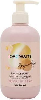 Immagine prodotto Inebrya Ice Cream Argan Age Pro-Age Mask - Maschera a base di olio di Argan per una lucentezza radiosa - (300 ml)