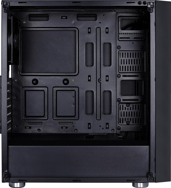 Produktbild AeroCool Quartz Red Midi-Tower - schwarz Window (ATX, mATX, Mini-ITX)