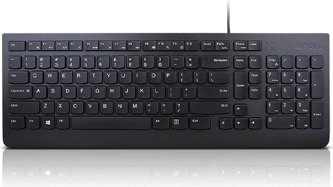 Image du produit Lenovo Clavier filaire essentiel (US, Filaire)