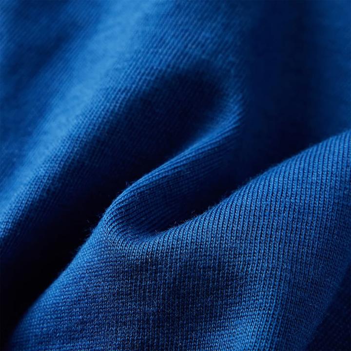 Immagine prodotto VidaXL Camicia a maniche lunghe da bambino blu scuro 140,Materiale: 100 (140)
