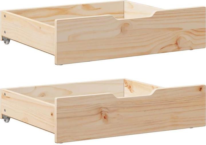 Produktbild VidaXL Bettschubladen mit Rollen 2 Stk.